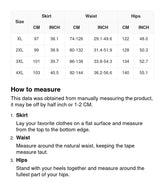 Plus size women's stretch waist pure color mesh embroidery loose skirt Sai Feel